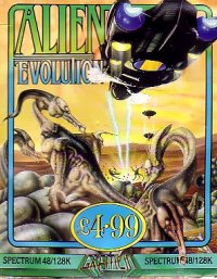 Alien Evolution ZX Spectrum US box art